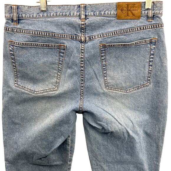Calvin Klein Vintage 90s Bootcut Denim Blue Jeans Women 14 - Picture 7 of 9